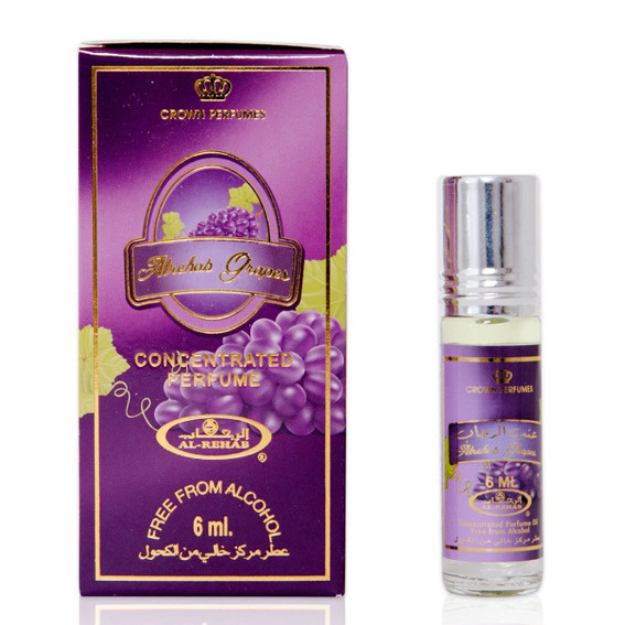 G11-0064 Арабские масляные духи Виноград Аль Рехаб (Al Rehab Grapes), 6 мл