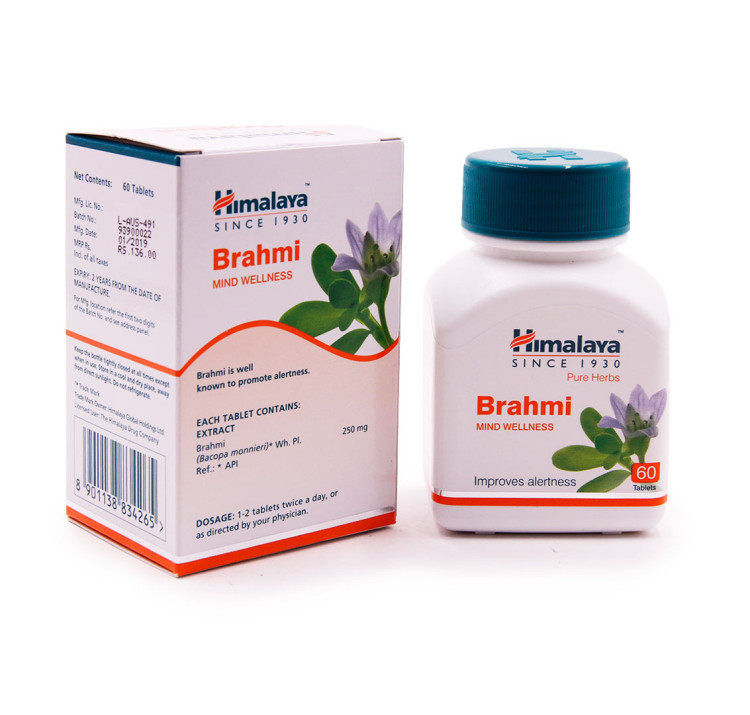 Brahmi Himalaya Тоник для стимулирования и укрепления нервных и мозговых клеток