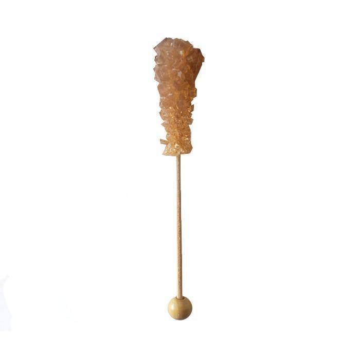 Сахар тростниковый на палочке коричневый 11см., 6г. в инд.упаковке