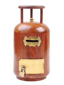 Копилка дерево (Цилиндр SMAL 7")  Пи342/1