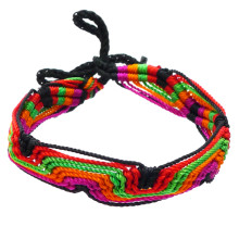 B03-61 Фенечка (браслет) 10мм, текстиль