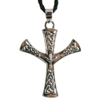 Амулет руна Альгиз 40х33мм, металл