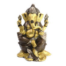Ганеш благославляющий на процветание и удачу бронза 25см-15см 4,26кг Ганеш благославляющий на процветание и удачу бронза 25см-15см 4,26кг