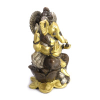 Ганеш благославляющий на процветание и удачу бронза 25см-15см 4,26кг