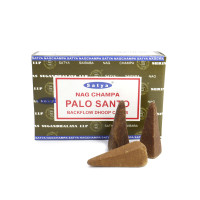 Благовония Satya Back Flow Cones Palo Santo стелющийся дым конусы уп-12шт