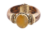 Украшение Браслет кость буйвола