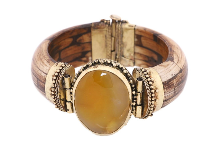 Украшение Браслет кость буйвола