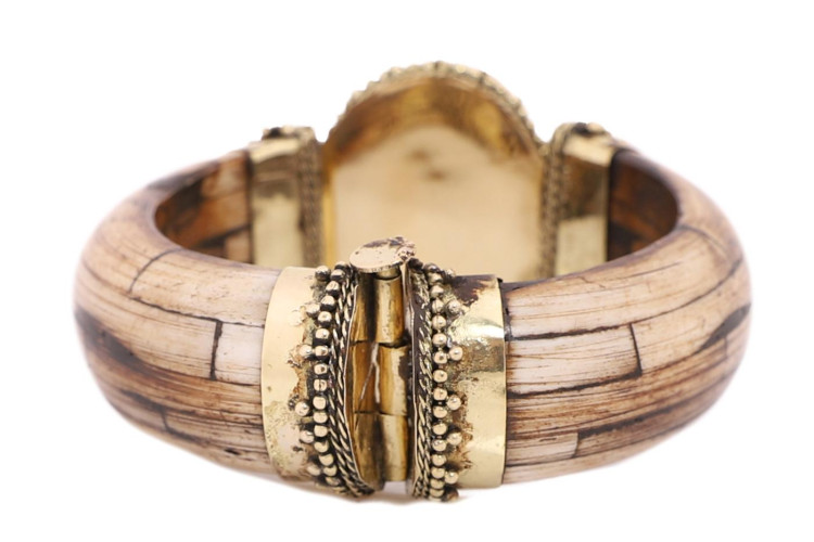 Украшение Браслет кость буйвола