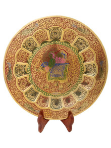 Панно декоративное "Слон" 12" Пн1529/3 эмаль кра Панно декоративное "Слон" 12" Пн1529/3 эмаль кра