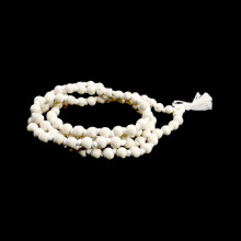 Четки из дерева 108 бусин Ним Из святого места Вриндаван d-10мм 60см