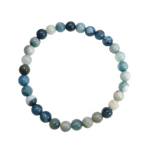 Браслет каменный Зеленый агат - карьерный рост налаживание связей удачные сделки 6мм