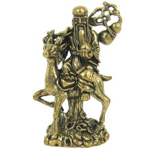 05-26 Cтатуэтка Старец Шоусин верхом на олене 54мм, бронза