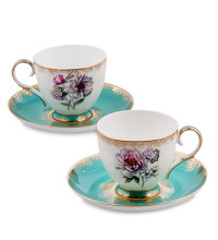  Чайный набор на 2 перс.''Цветок Неаполя'' (Pavone)