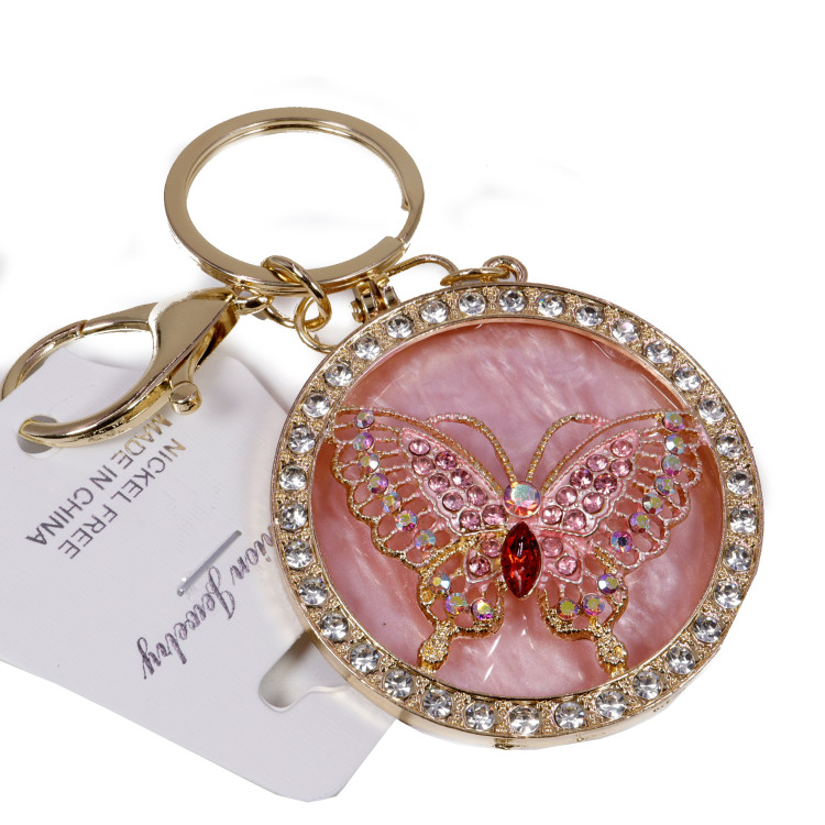 Оберег брелок Ящерица символ нечаянной радости и везения 11см металл под золото