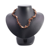 Бусы каменные  Яшма - камень защитник от злых духов и негативного воздействи 47см 25g