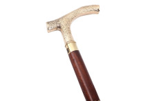 Трость дерево с инкрустацией