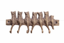 Вешалка "Кошки" Пи2602/2 (антик) Вешалка "Кошки" Пи2602/2 (антик)