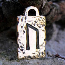 BV09-02 Амулет № 02, Руна Уруз, бронза, 17*28мм (Р 002) BV09-02 Амулет № 02, Руна Уруз, бронза, 17*28мм (Р 002)