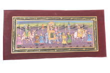 Картина на шелке (в ассортименте  (18*34см) Кш1/18