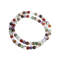 Бусы из камня MIX на защиту и удачу 6мм