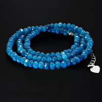 Бусы из граненного камня Апатит 4мм 45см