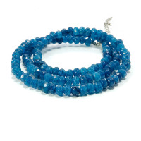 Бусы из граненного камня Апатит 4мм 45см