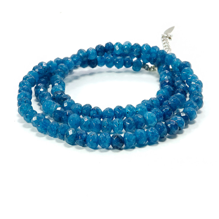 Бусы из граненного камня Апатит 4мм 45см