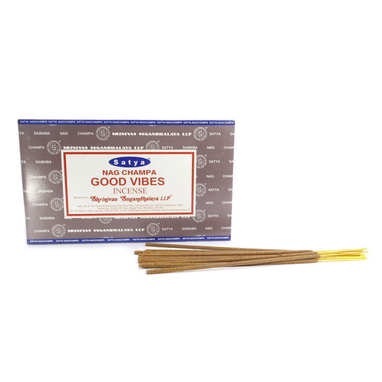Благовония Satya M  Good Vibes Волны добра 15gm уп-12шт