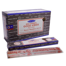 Благовония Satya M  Good Vibes Волны добра 15gm уп-12шт