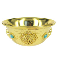 Тарелка Будды 10х4см металл