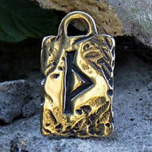 BV09-03 Амулет №03, Руна Турисаз, бронза, 17*28мм (Р 003) BV09-03 Амулет №03, Руна Турисаз, бронза, 17*28мм (Р 003)