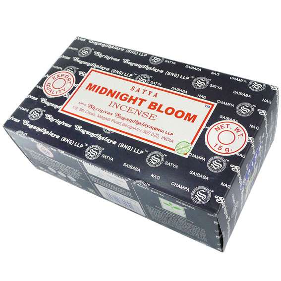 SATYA прямоуг. Благовония Midnight Bloom Полуночное Цветение 15гр. блок 12шт.