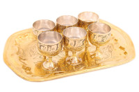 Набор рюмки ликер 2,5" с подносом