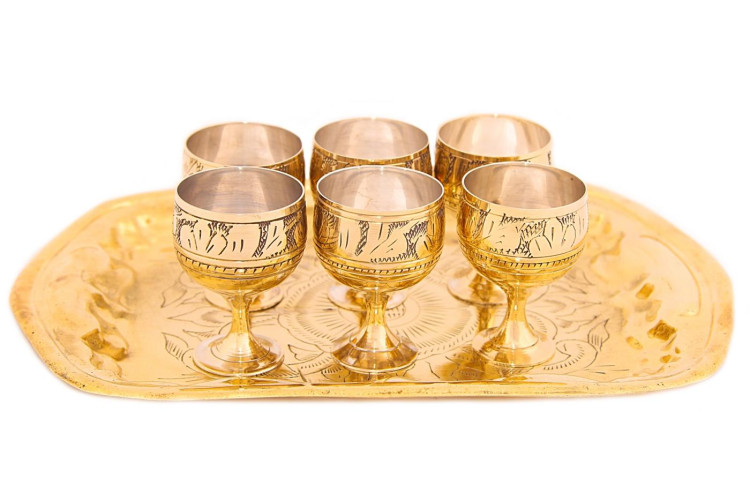 Набор рюмки ликер 2,5" с подносом