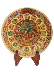 Панно декоративное "Три Павлин" 8" Пн1530/3 эмал Панно декоративное "Три Павлин" 8" Пн1530/3 эмал