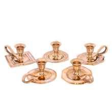 Подсвечник перл.с ручкой П3135/5 (набор из 5-ти) Подсвечник перл.с ручкой П3135/5 (набор из 5-ти)