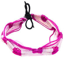 B03-65 Фенечка (браслет) 10мм, текстиль