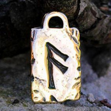 BV09-04 Амулет № 04, Руна Ансуз, бронза, 17*28мм (Р 004) BV09-04 Амулет № 04, Руна Ансуз, бронза, 17*28мм (Р 004)