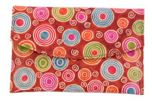 Кошелек кожа ручной принт  180/46 Кошелек кожа ручной принт  180/46