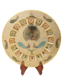 Панно декоративное "Три Павлин" 10" Пн1531/1 эма Панно декоративное "Три Павлин" 10" Пн1531/1 эма