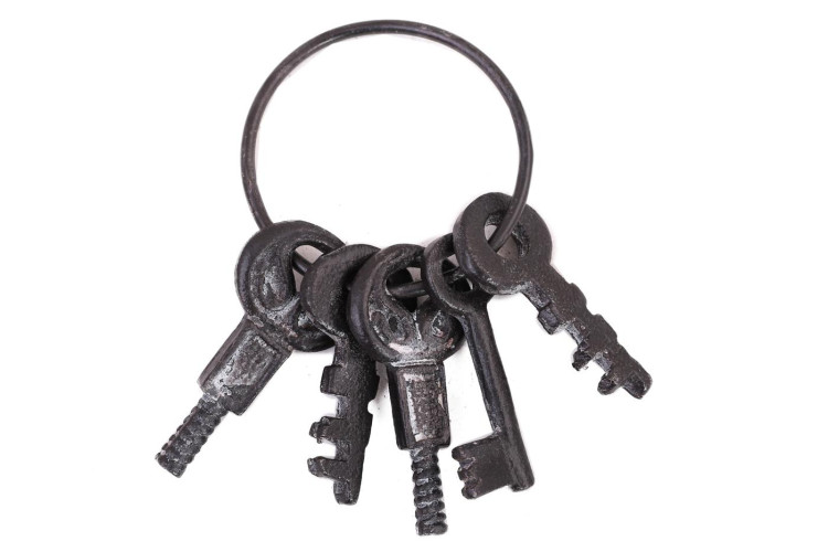 Сувенир "Связка 5 Ключей"(сталь)