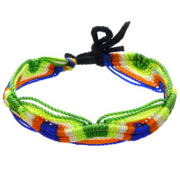 B03-66 Фенечка (браслет) 10мм, текстиль