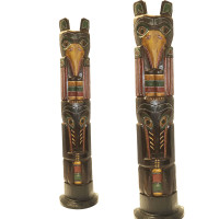 Маска настенная Тотем с Гарудой 100см мощная защита от всех негативных воздействий и болезней