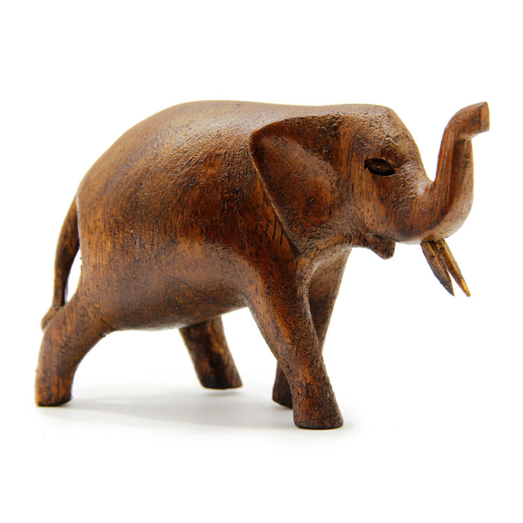 Сувенир из дерева  Слон - Удача и процветание в дом 6см-10см
