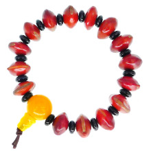 109-89 Браслет из семян Сандалового дерева,d 1,5см