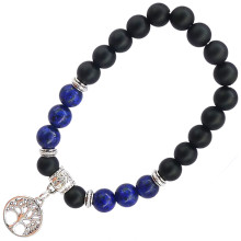 BX Браслет с подвеской на Развитие (Дерево Жизни) камень, 8мм