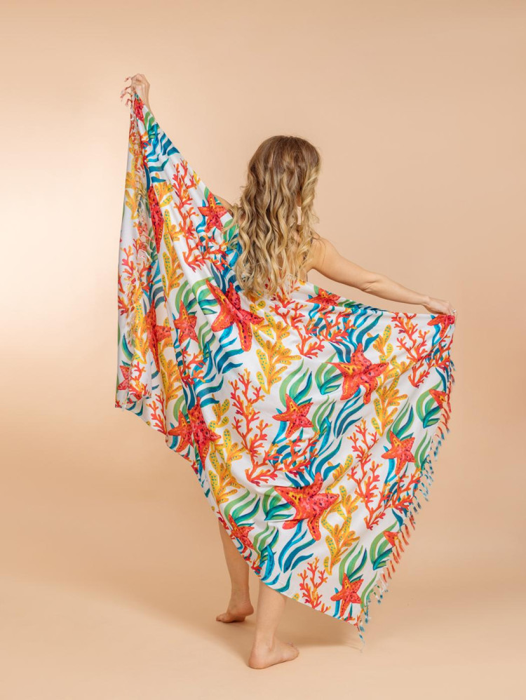 Палантин-парео (вискоза)