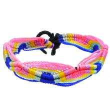 B03-67 Фенечка (браслет) 10мм, текстиль