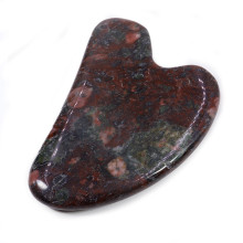 Скребок  гуаша Нефрит - борется с возрастными изменениями кожи и повышает ее упругость