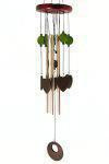 Колокольчики ветра "Сердца", бамбук, металл, 75 см